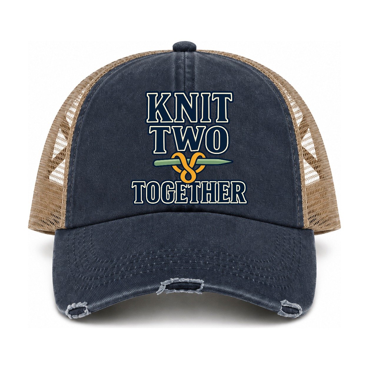 Navy-Khaki — front view
