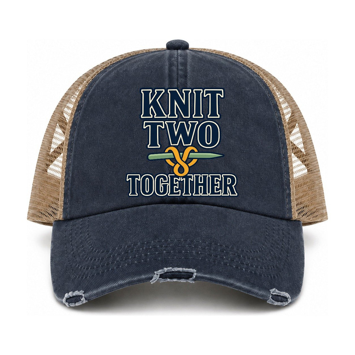 Navy-Khaki — front view