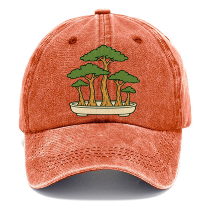Miniature Forest Grouping Bonsai Classic Cap – Terracotta Clay