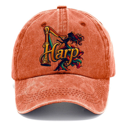 Harp Wordmark Music Instruments Classic Cap – Terracotta Clay