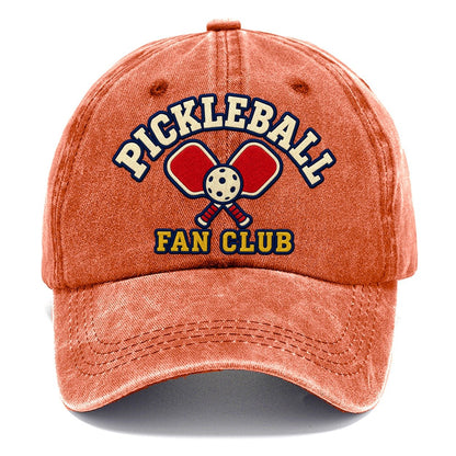 Pickleball Fan Club Classic Cap – Terracotta Clay