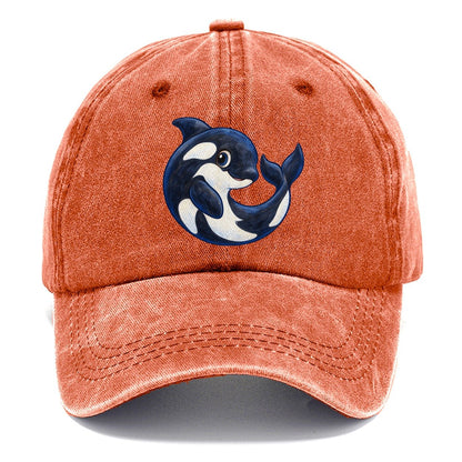 Orca Moon Curl Sea Sprite Classic Cap – Terracotta Clay