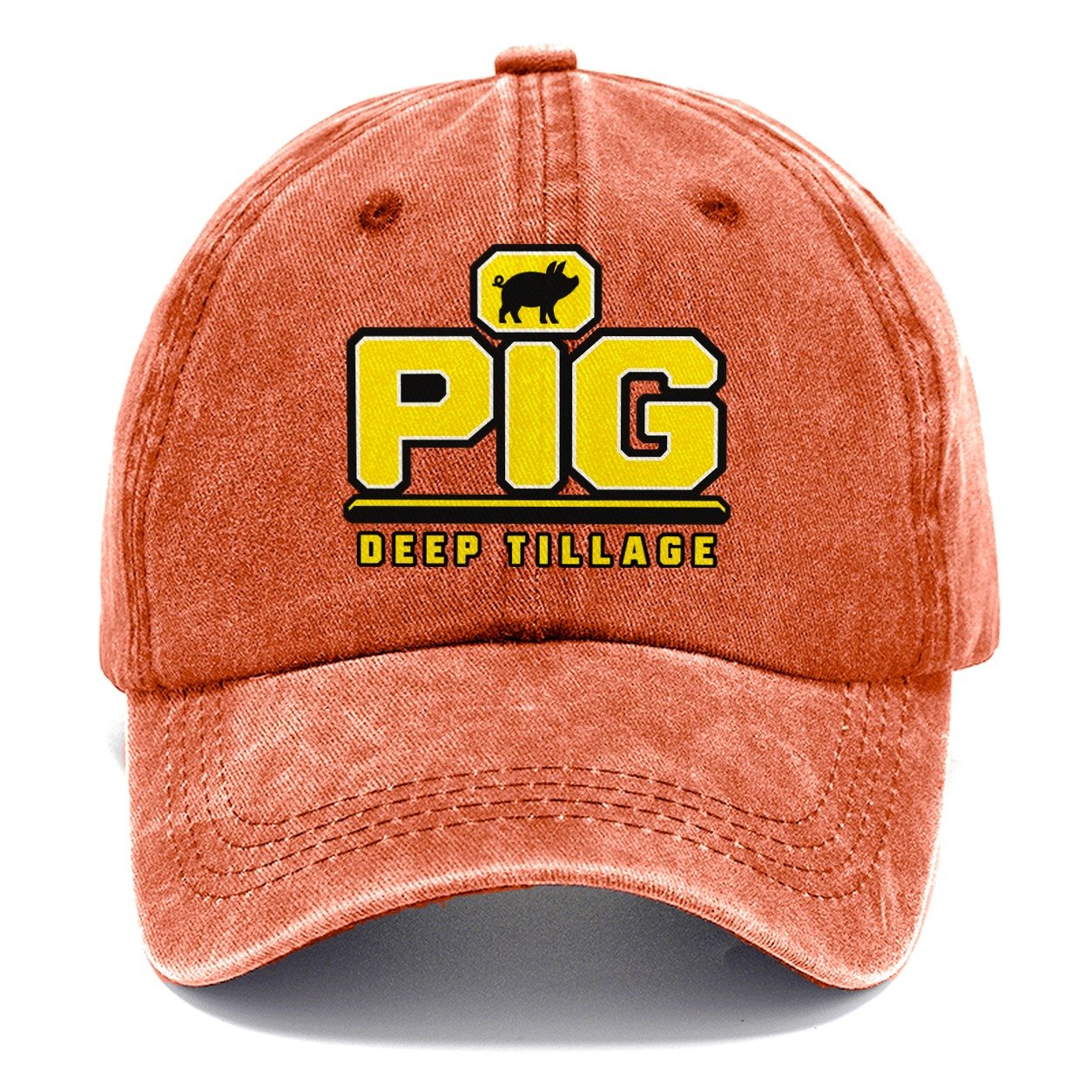 Pig Deep Tillage Heavy Duty Classic Cap – Terracotta Clay