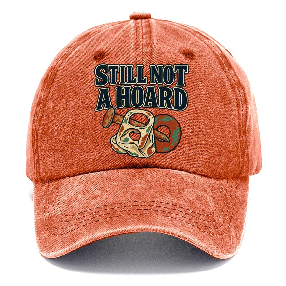Still Not A Hoard Treasure Hunting Classic Cap – Terracotta Clay