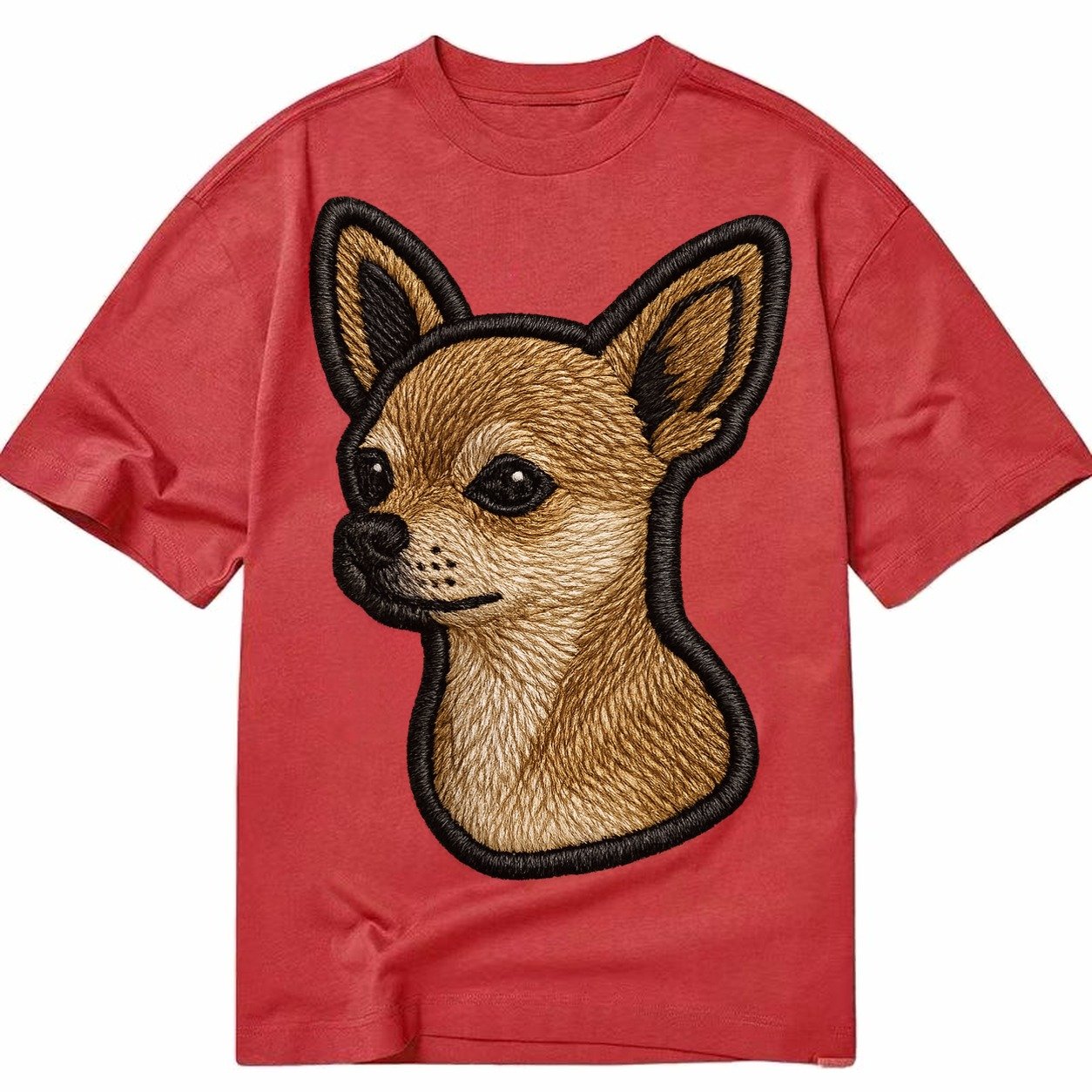Chihuahua Logo Classic T-shirt – Red