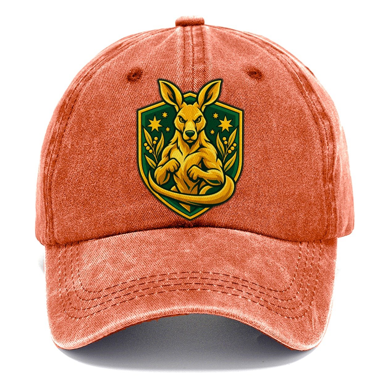 Australia Minimal Emblem Country Logos Classic Cap – Terracotta Clay