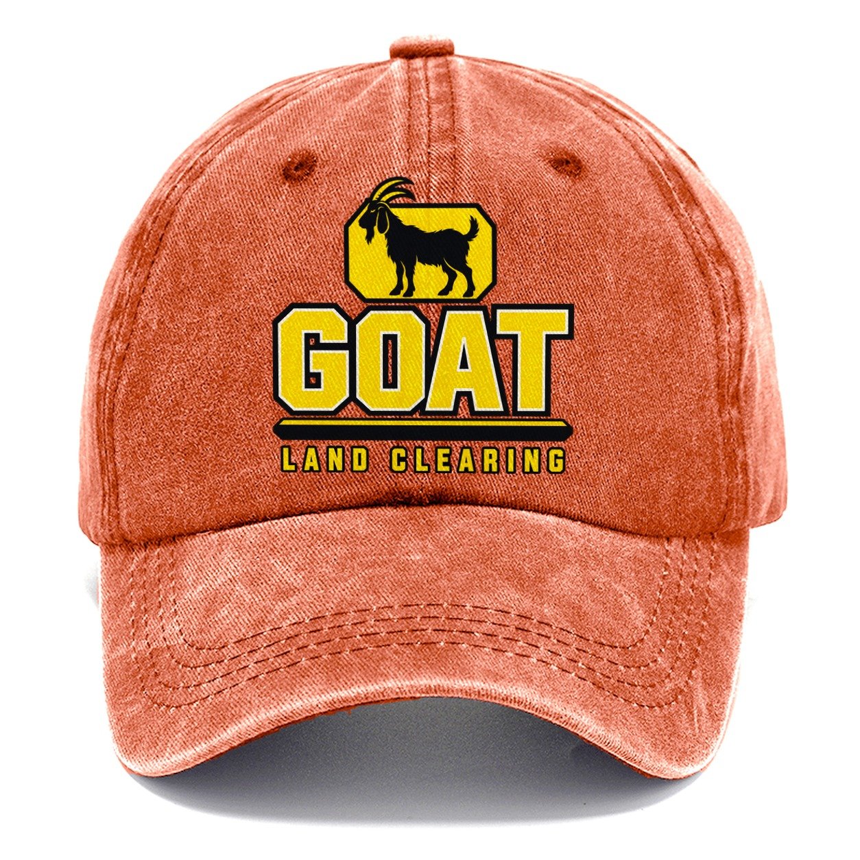 Goat Land Clearing Heavy Duty Classic Cap – Terracotta Clay