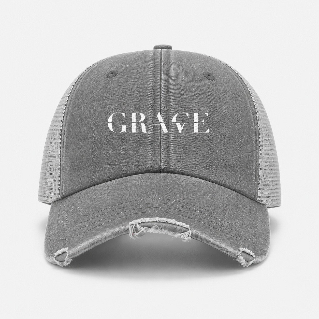 Grey — front view