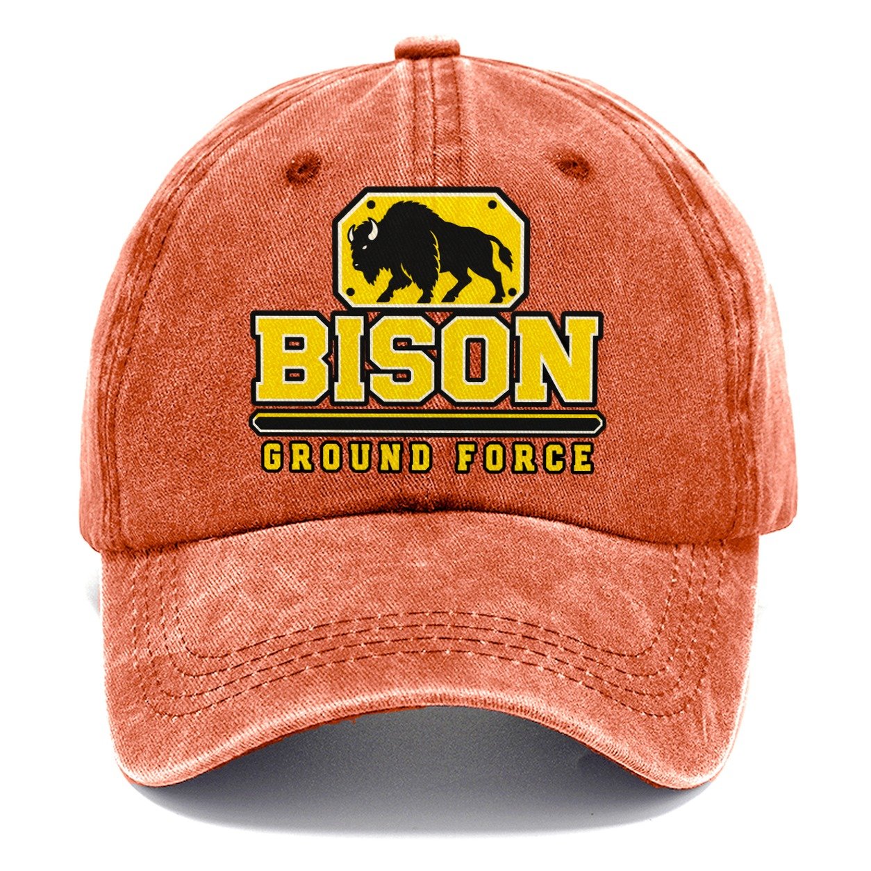 Bison Ground Force Heavy Duty Classic Cap – Terracotta Clay
