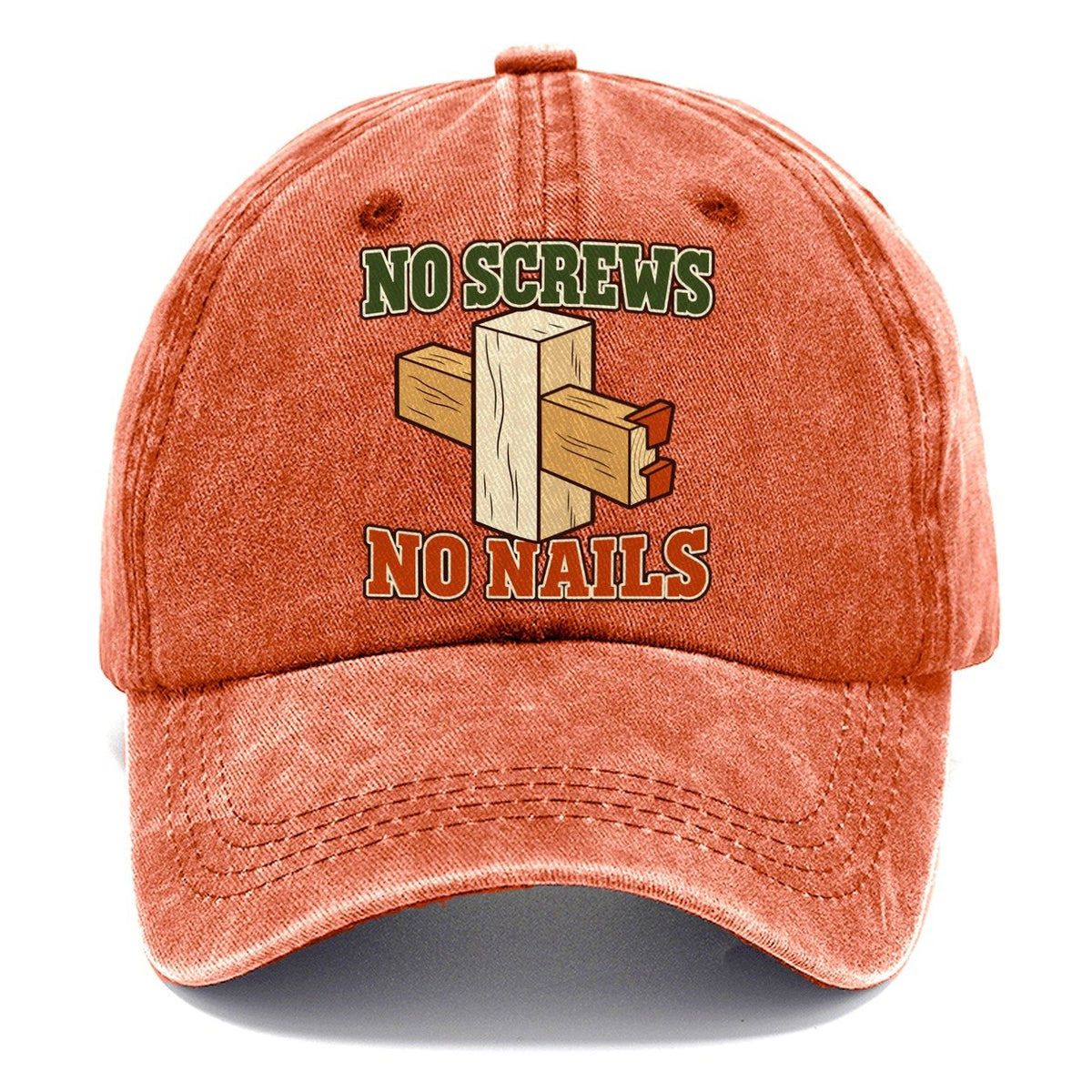 No Screws No Nails Woodworking Classic Cap – Terracotta Clay