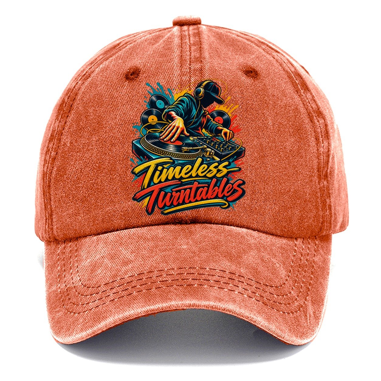 Timeless Turntables Music Instruments Classic Cap – Terracotta Clay