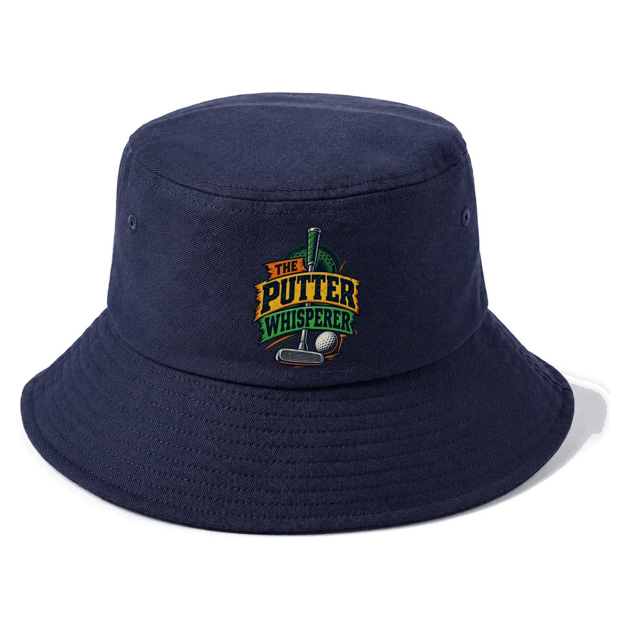 The Putter Whisperer Golf Life Bucket Hat – Twilight Navy