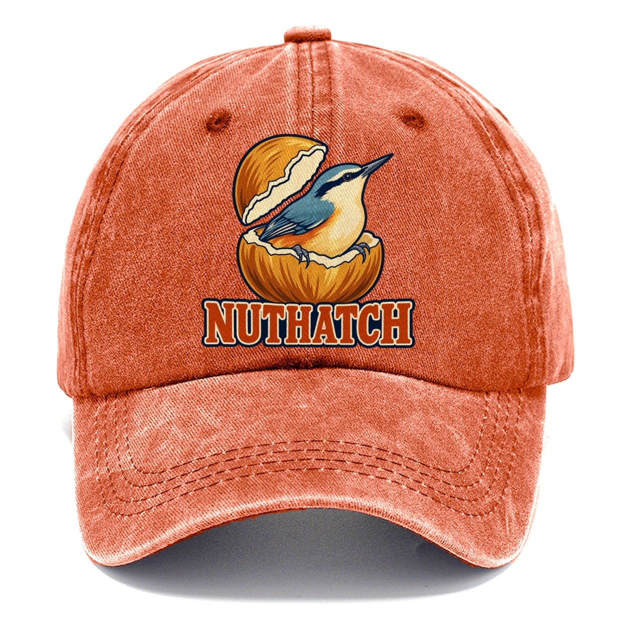 Nuthatch Birdwatching Classic Cap – Terracotta Clay