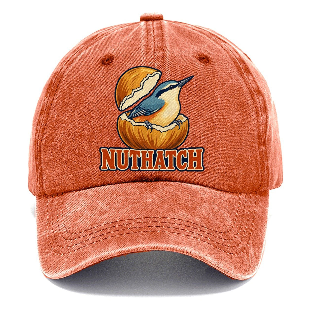 Nuthatch Birdwatching Classic Cap – Terracotta Clay