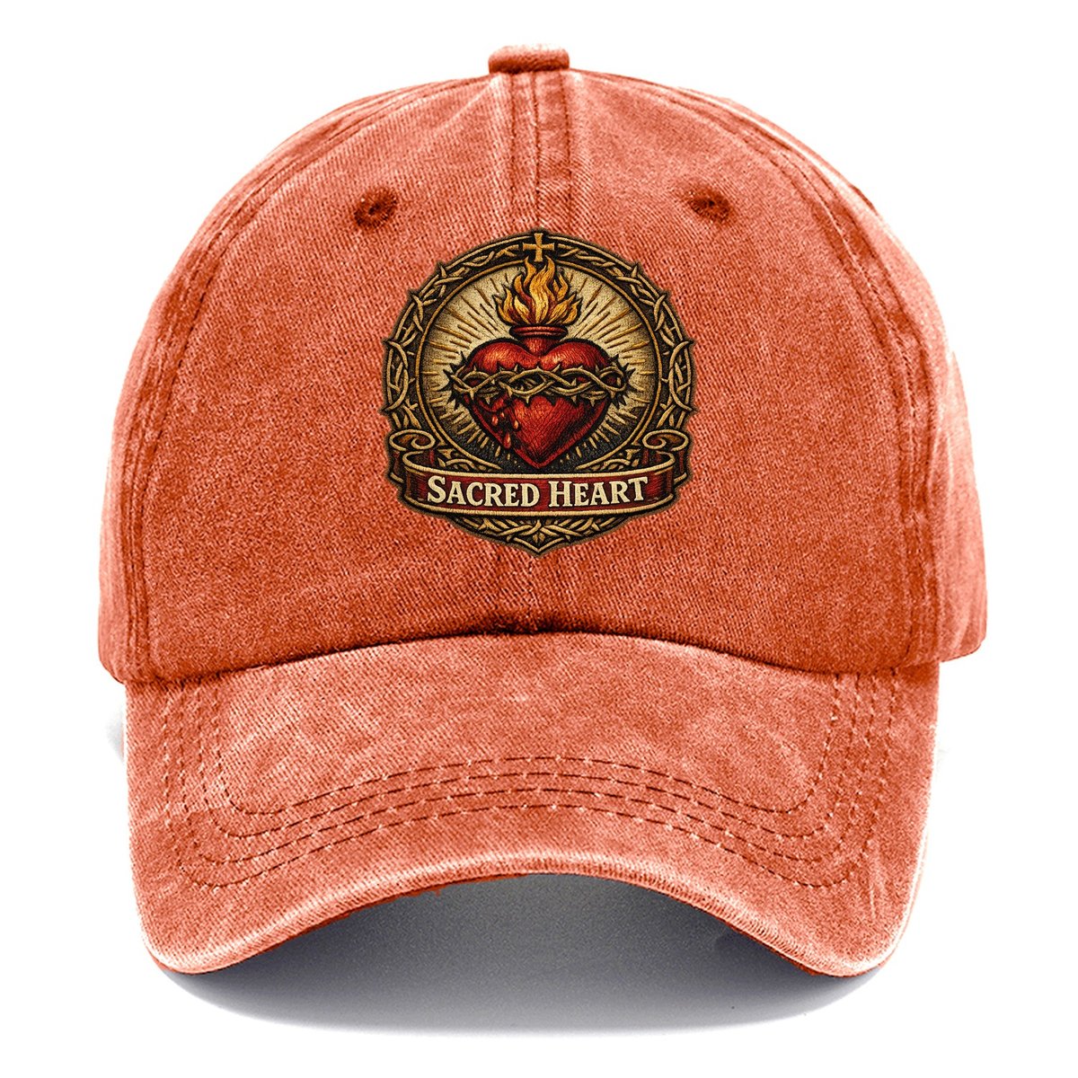 Sacred Heart Classic Cap – Terracotta Clay