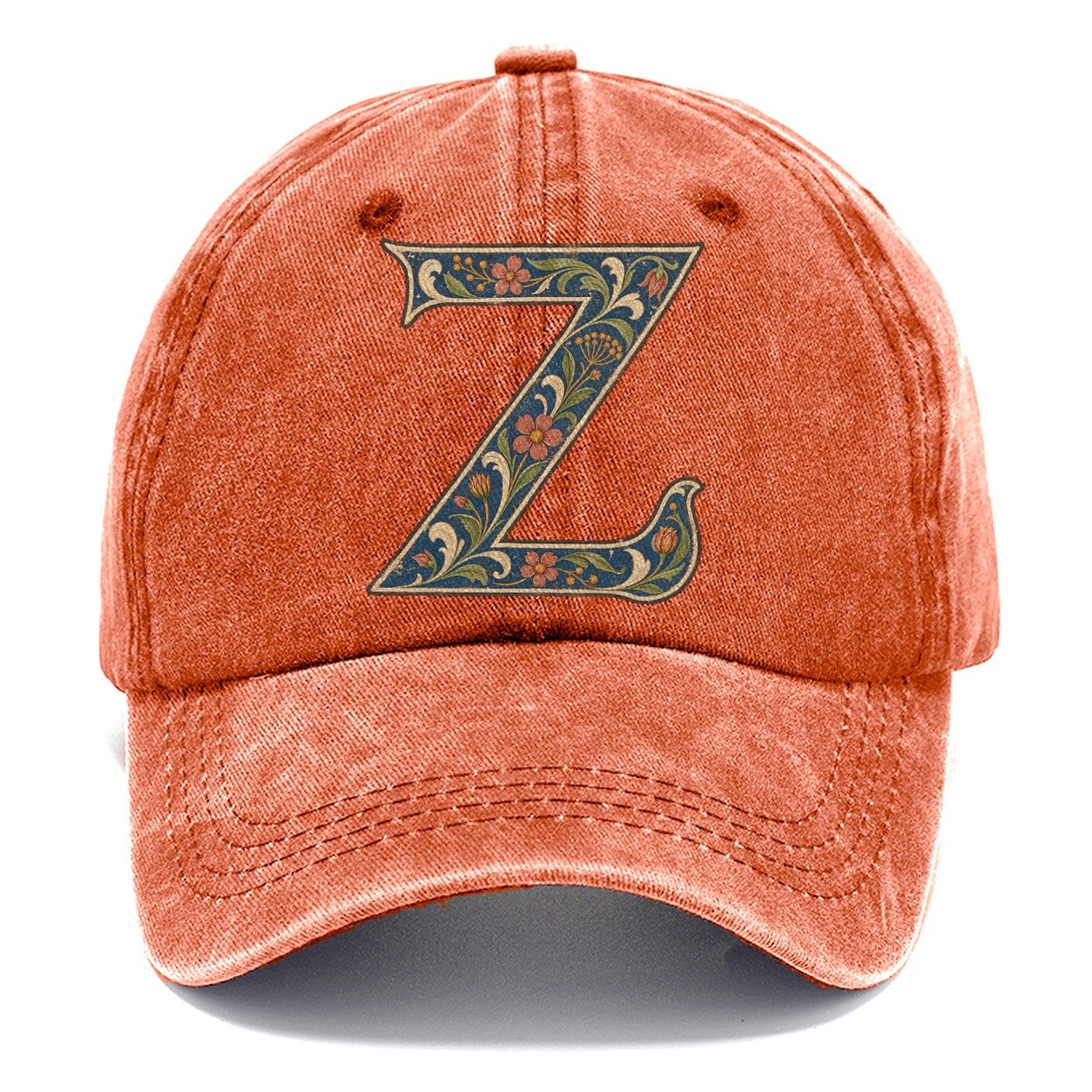 Wildflower Z Monogram Classic Cap – Terracotta Clay