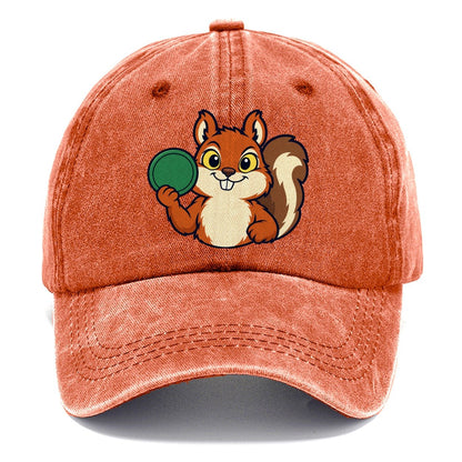 Course Squirrel Disc Golf Classic Cap – Terracotta Clay