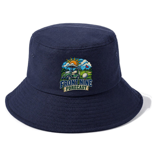 Front Nine Forecast Golf Life Bucket Hat – Twilight Navy
