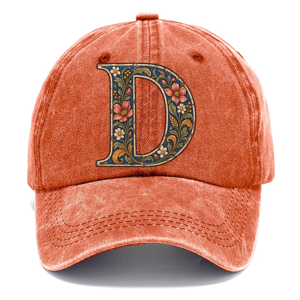 Wildflower D Monogram Classic Cap – Terracotta Clay