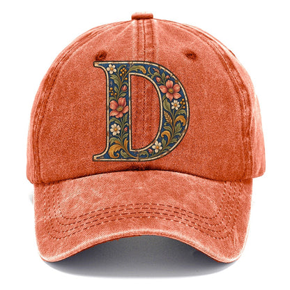 Wildflower D Monogram Classic Cap – Terracotta Clay