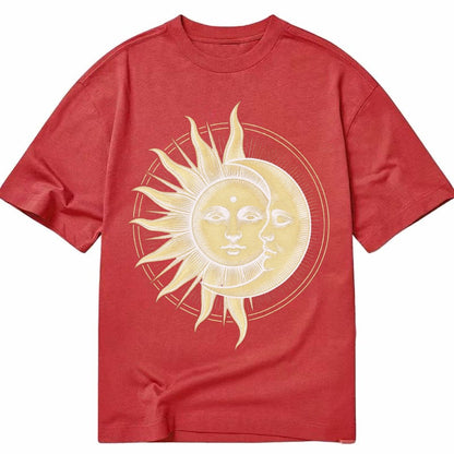 Celestial Harmony Classic T-shirt – Red