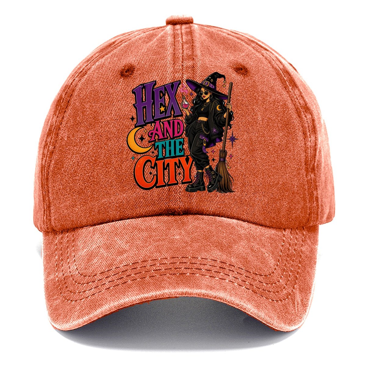 Hex And The City Witch Meme Classic Cap – Terracotta Clay
