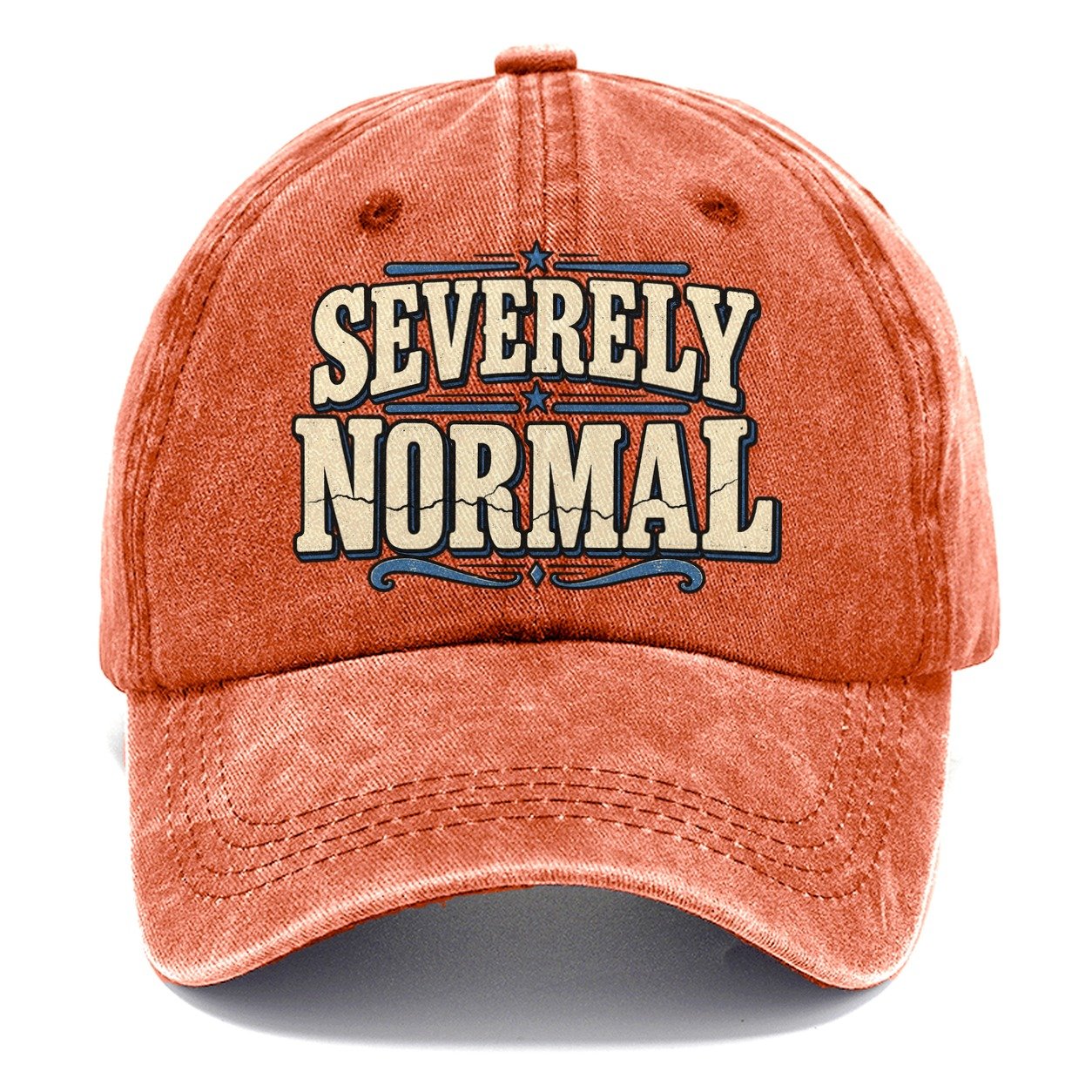 Severely Normal American Wit Classic Cap – Terracotta Clay