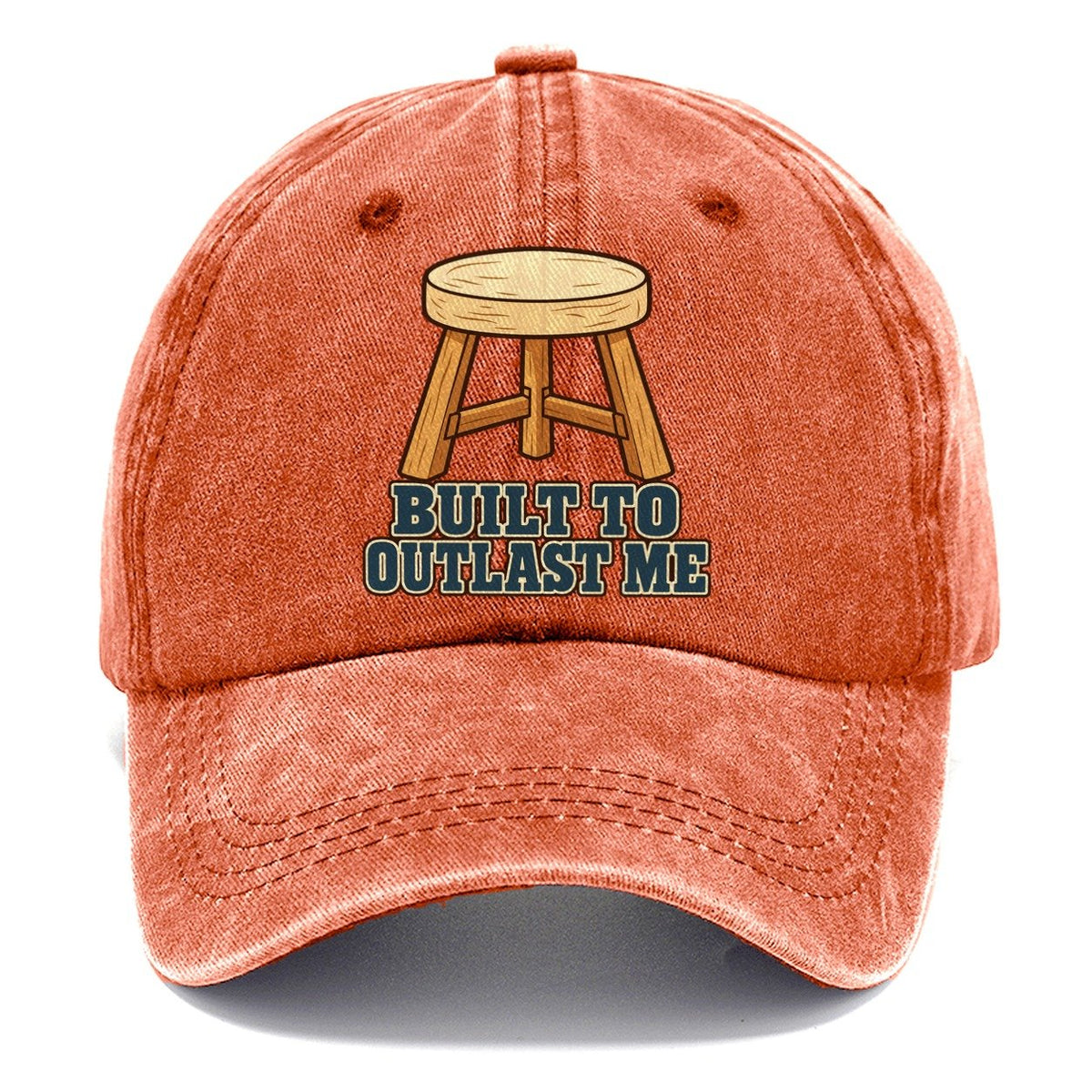 Built To Outlast Me Woodworking Classic Cap – Terracotta Clay