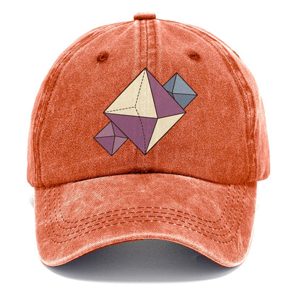Fluorite Crystal Geometry Rocks And Minerals Classic Cap – Terracotta Clay