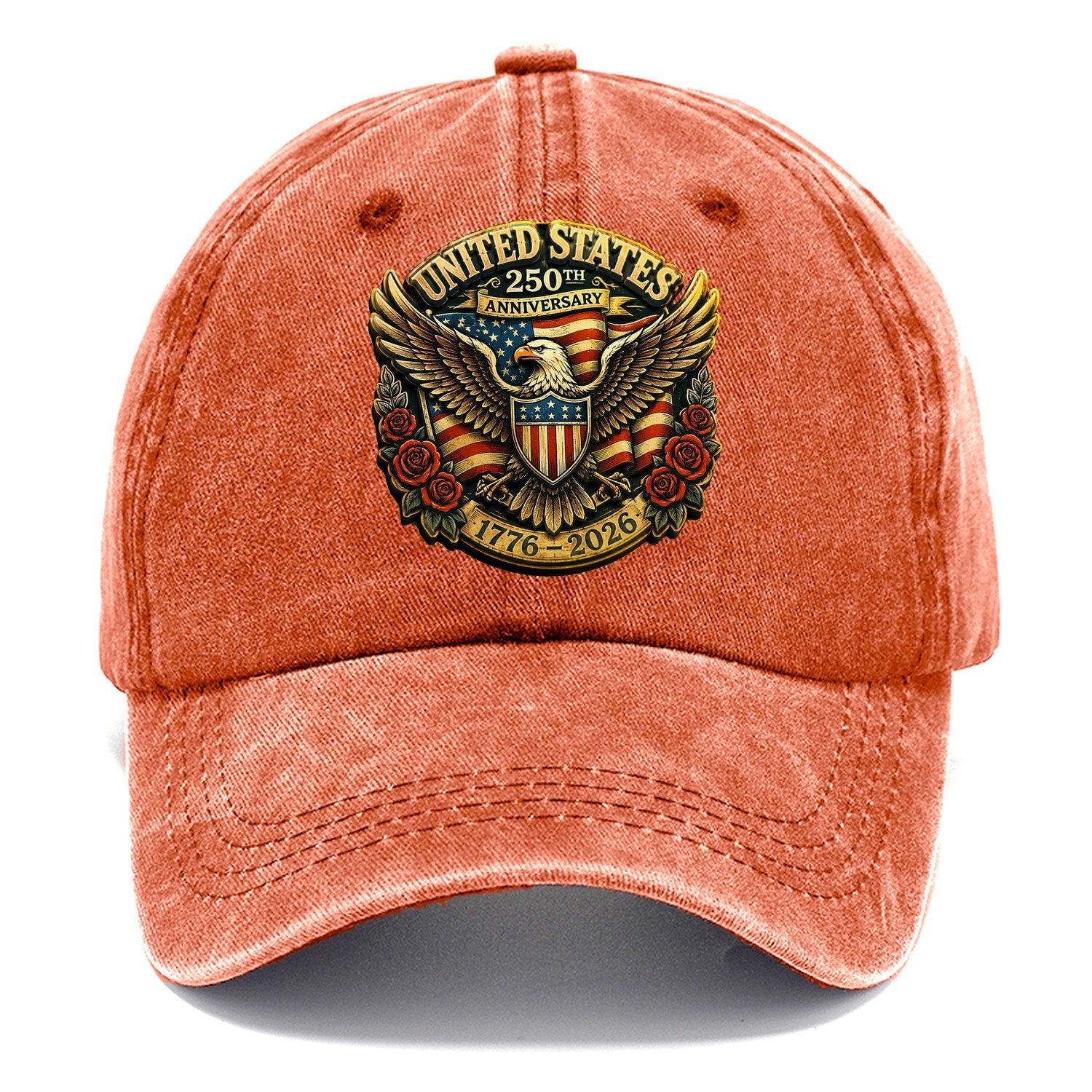 Us 250Th Medallion Classic Cap – Terracotta Clay