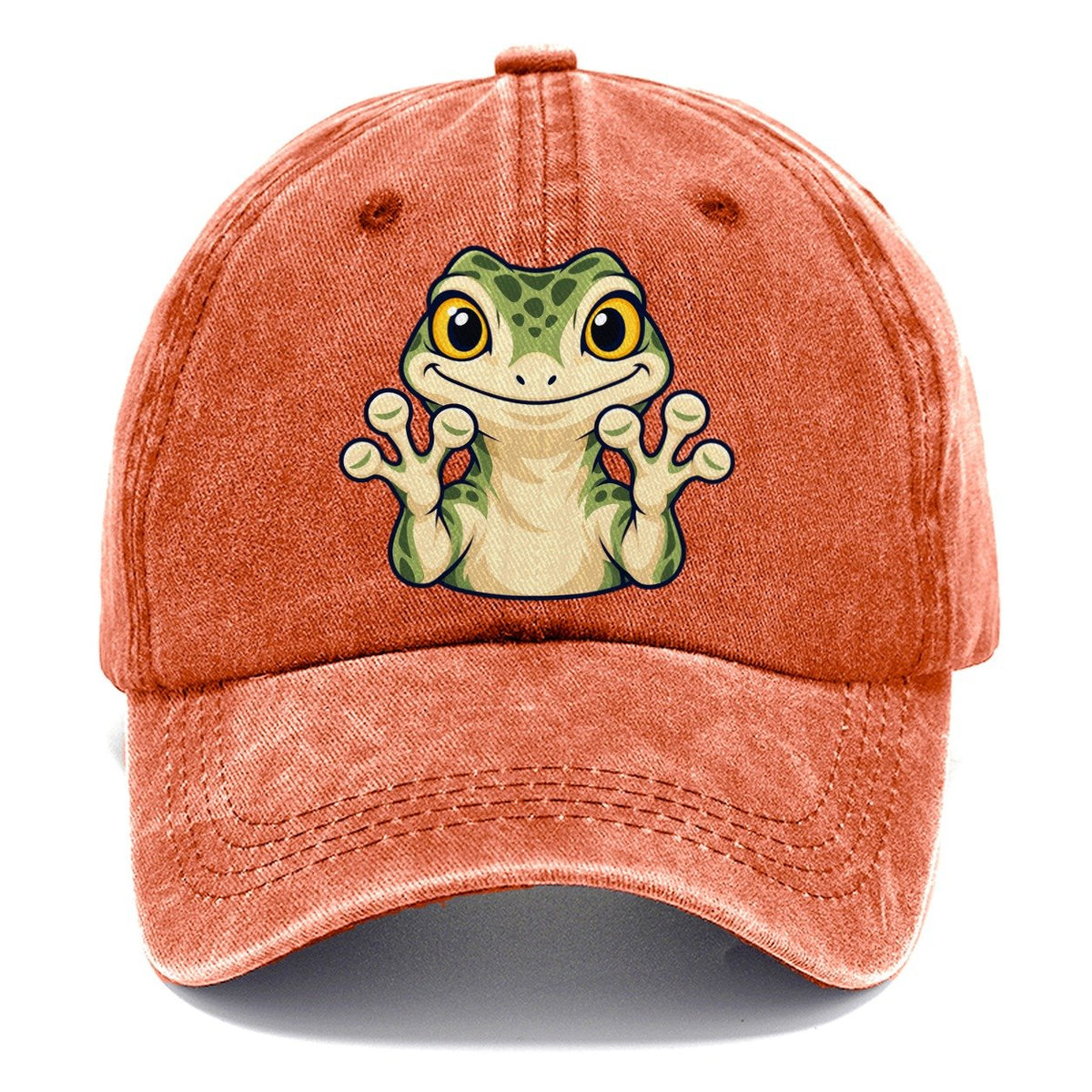 Sticky Toes Gecko Rock Climbing Classic Cap – Terracotta Clay