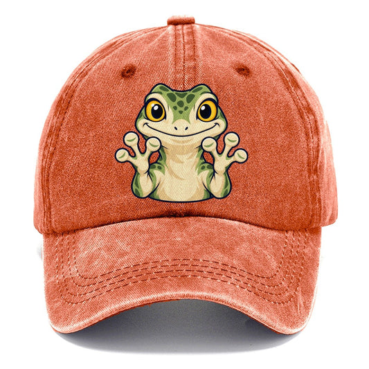 Sticky Toes Gecko Rock Climbing Classic Cap – Terracotta Clay