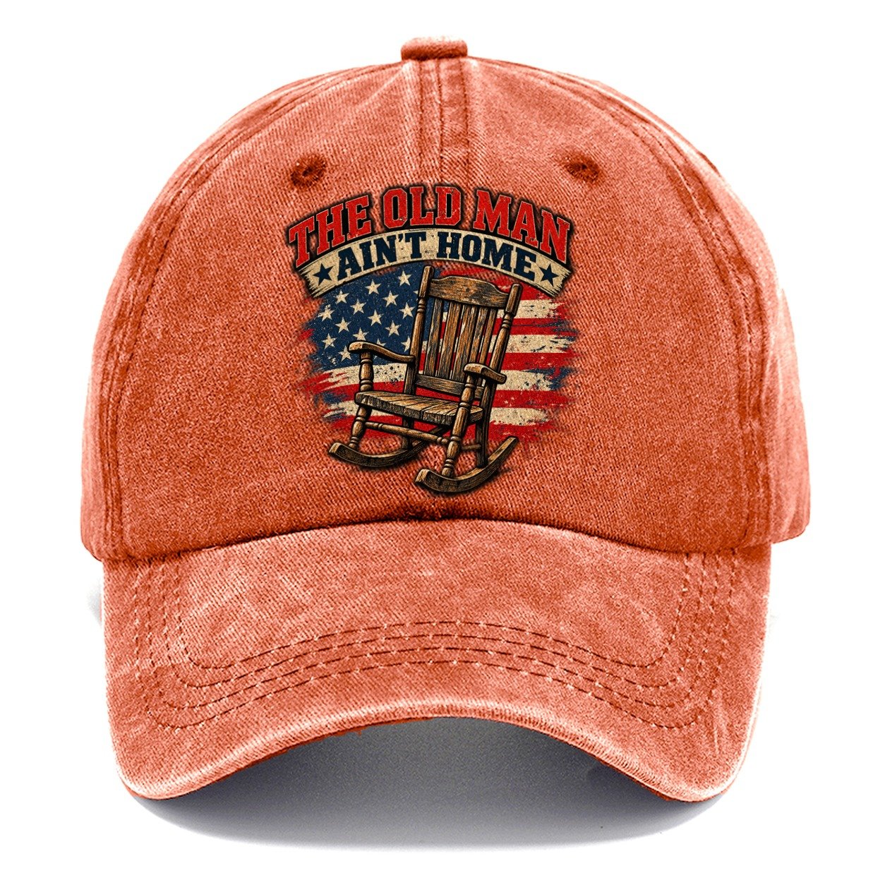 The Old Man Ain T Home Old Man Strong Classic Cap – Terracotta Clay