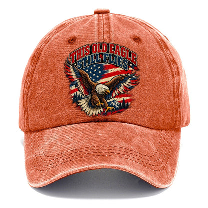 This Old Eagle Still Flies Old Man Strong Classic Cap – Terracotta Clay