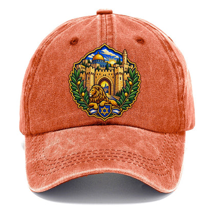 Jerusalem Stone Badge Jerusalem Classic Cap – Terracotta Clay