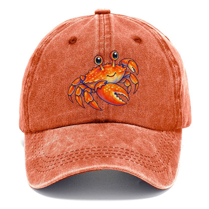 Crab Side Scuttle Sea Sprite Classic Cap – Terracotta Clay