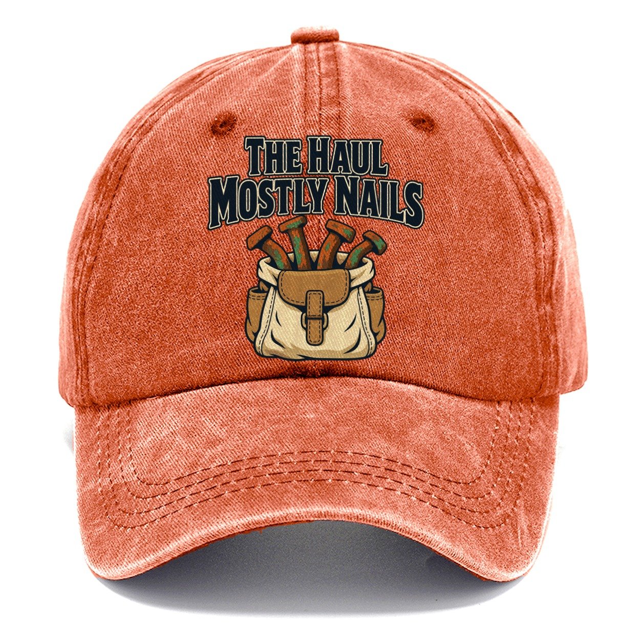 The Haul Mostly Nails Treasure Hunting Classic Cap – Terracotta Clay