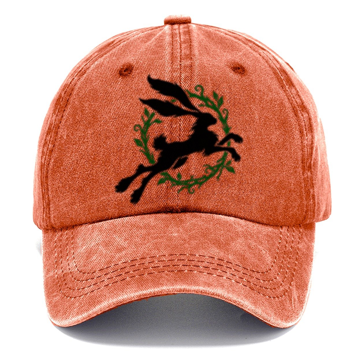 Celtic Hare Familiar Witch Magic Classic Cap – Terracotta Clay