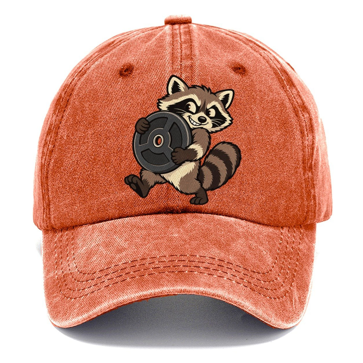 Raccoon Plate Thief Animal Lifters Classic Cap – Terracotta Clay