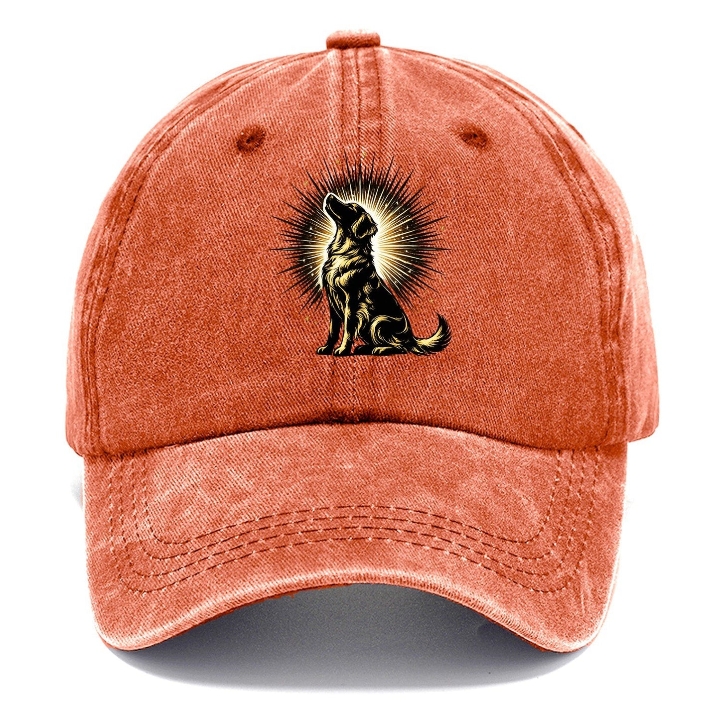 Golden Retriever Sunburst Classic Cap – Terracotta Clay