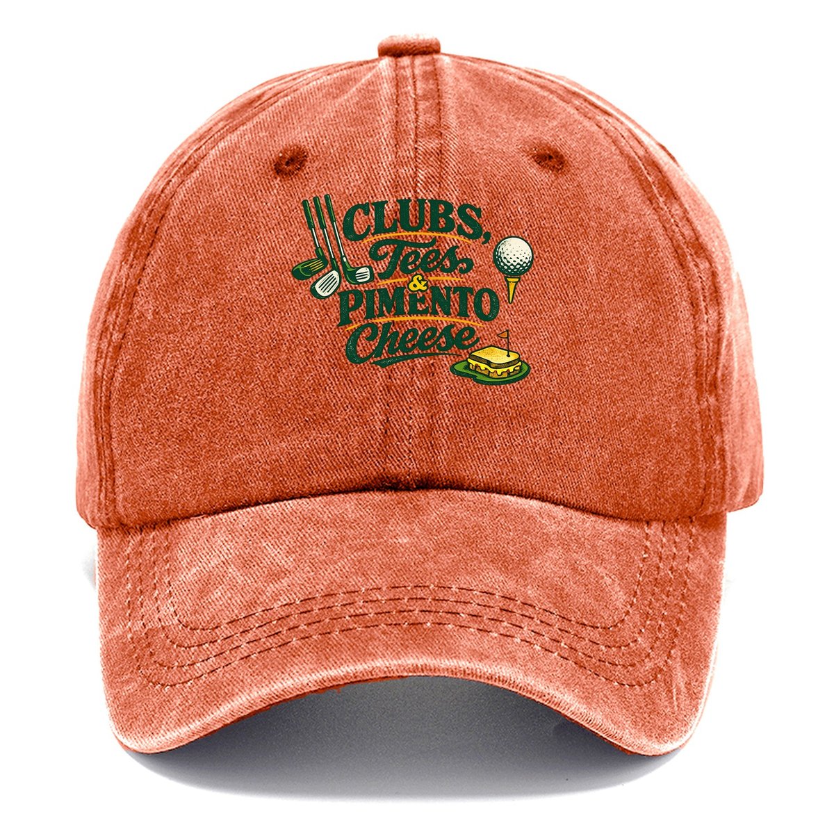 Clubs Tees Pimento Cheese Classic Cap – Terracotta Clay