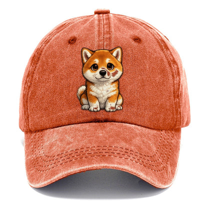 Akita Sitting Sweetheart Classic Cap – Terracotta Clay