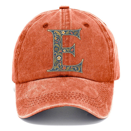 Wildflower E Monogram Classic Cap – Terracotta Clay