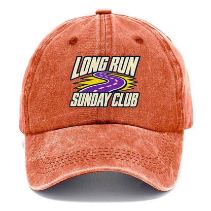 Long Run Sunday Club 90S Running Clubs Classic Cap – Terracotta Clay
