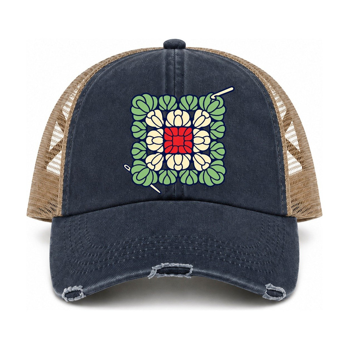 Navy-Khaki — front view