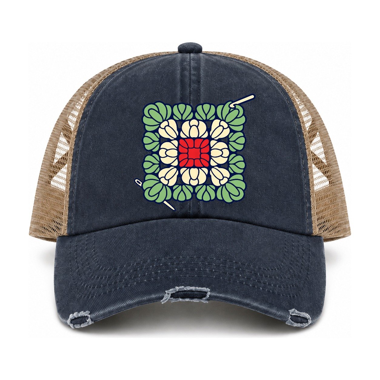 Navy-Khaki — front view
