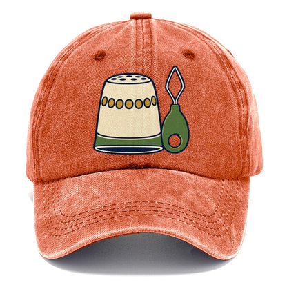 Thimble And Threader And Needlework Classic Cap – Terracotta Clay