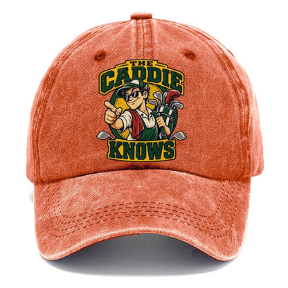 The Caddie Knows Golf Life Classic Cap – Terracotta Clay