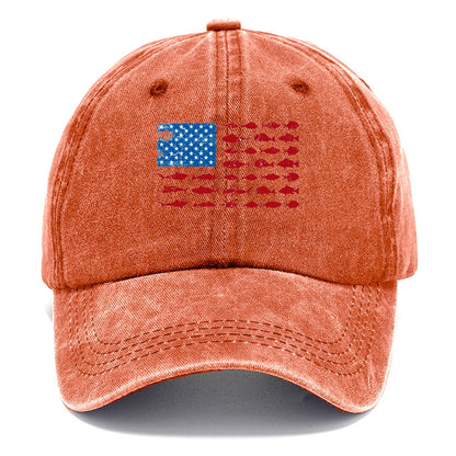 Fish Flag Logo Classic Cap – Terracotta Clay