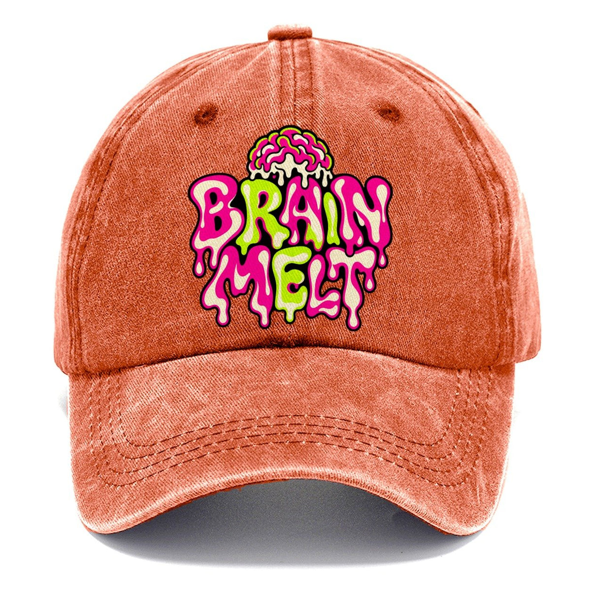 Brain Melt Crazy Styles Classic Cap – Terracotta Clay